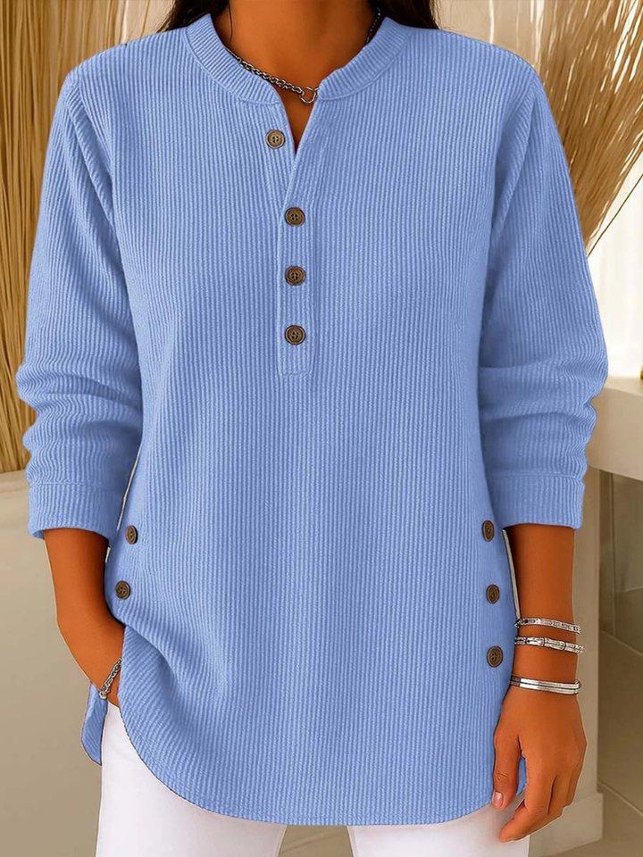 Neva | Tunica Henley con bottoni