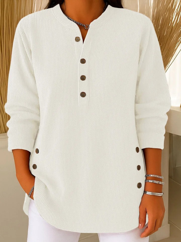 Neva | Tunica Henley con bottoni