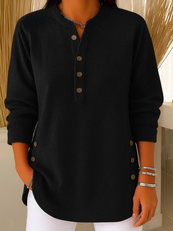 Neva | Tunica Henley con bottoni
