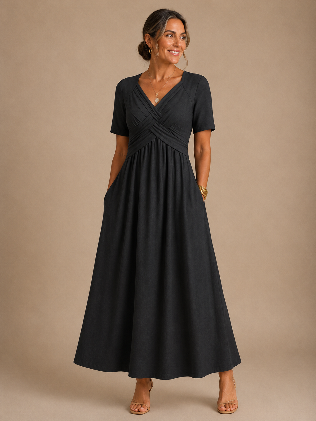 Angeli | Abito Midi Elegante