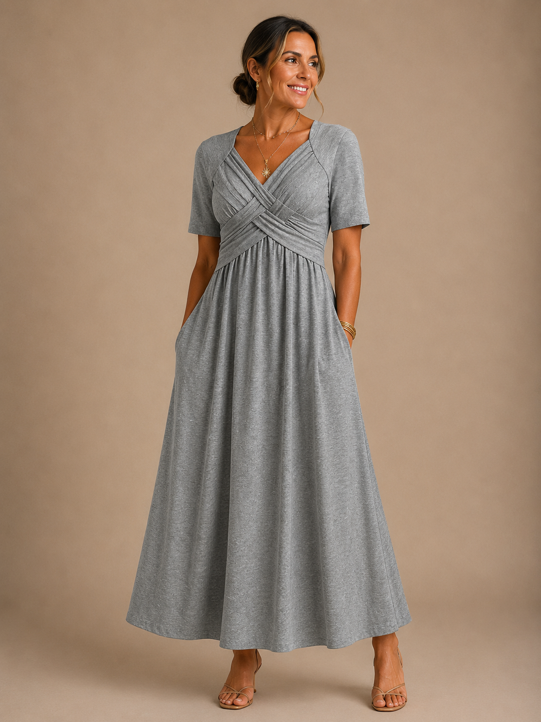 Angeli | Abito Midi Elegante
