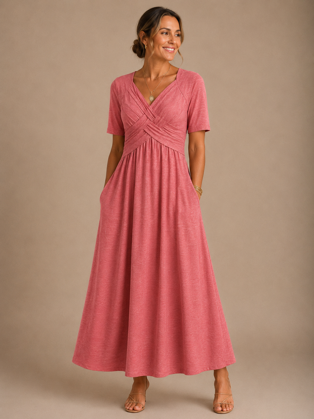 Angeli | Abito Midi Elegante