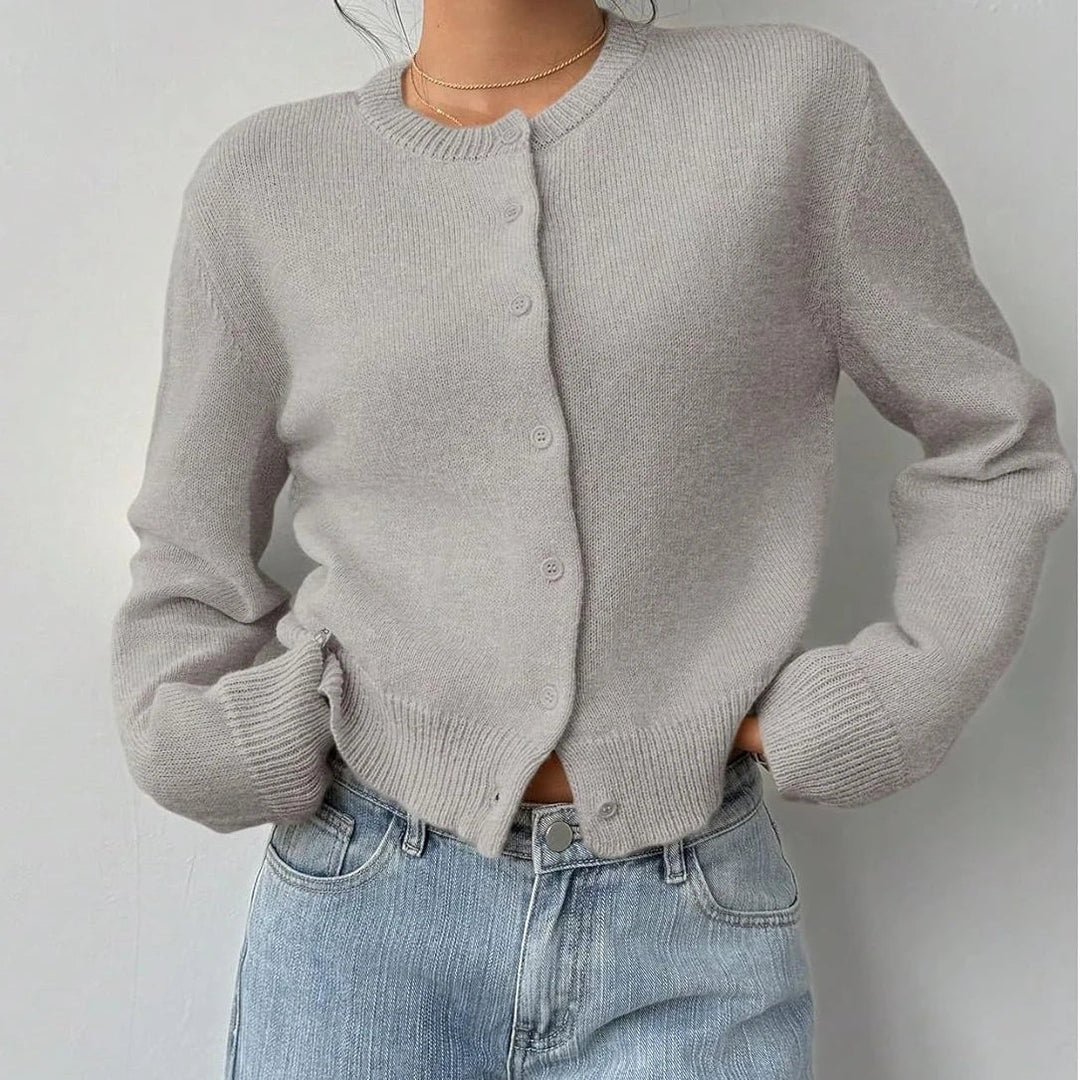 Nives | Cardigan classico con bottoni