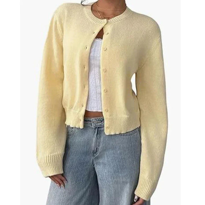 Nives | Cardigan classico con bottoni