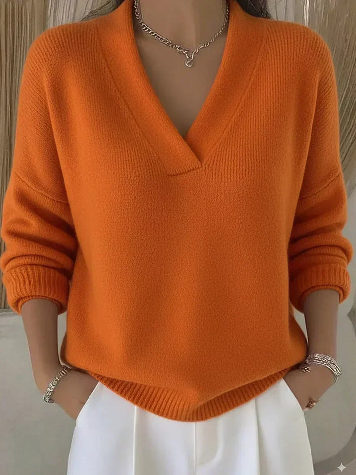 Vivelle | Maglione rilassato con scollo a V