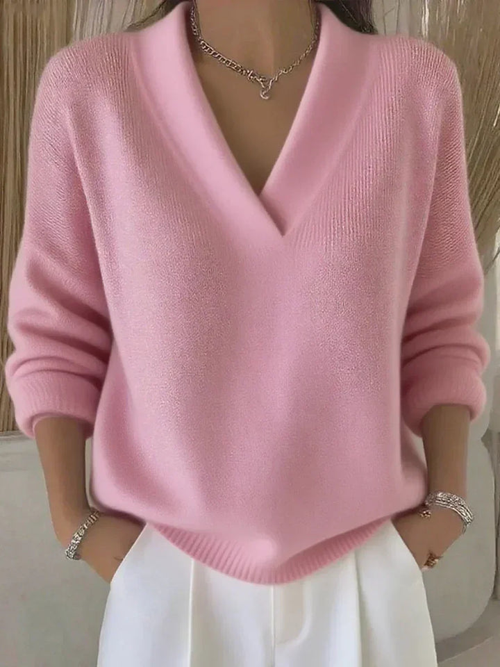 Vivelle | Maglione rilassato con scollo a V
