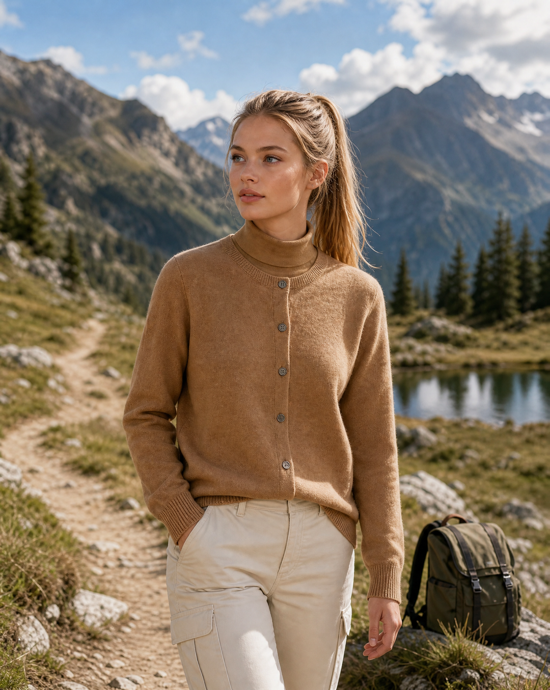 Gilda | Cardigan morbido con bottoni