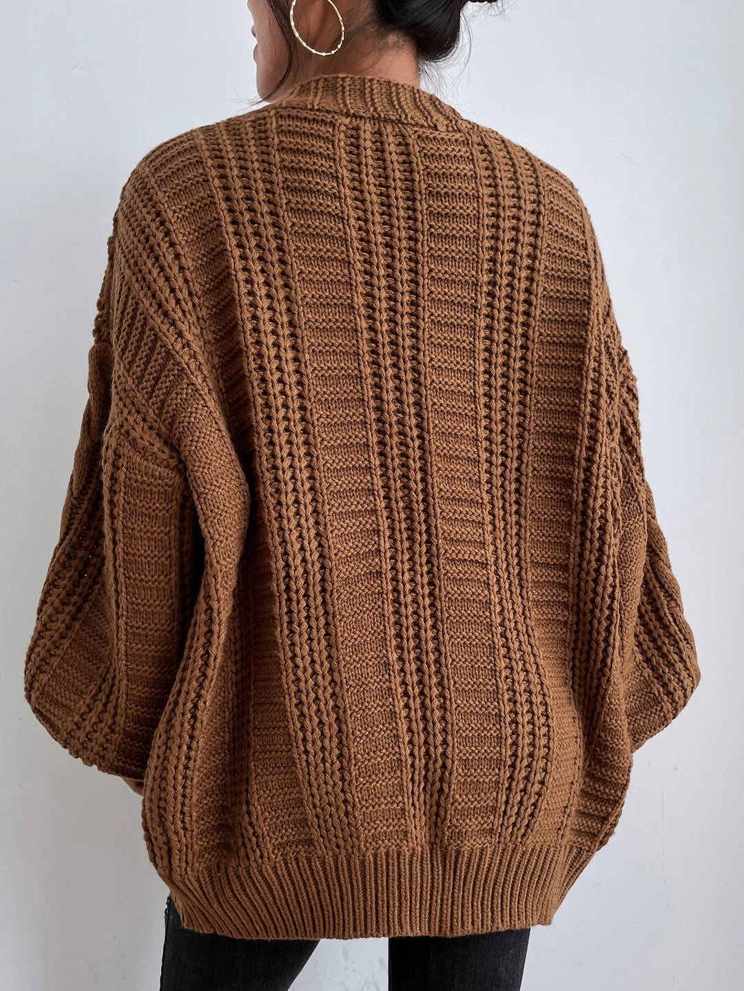 Fiammetta | Cardigan oversize a trecce