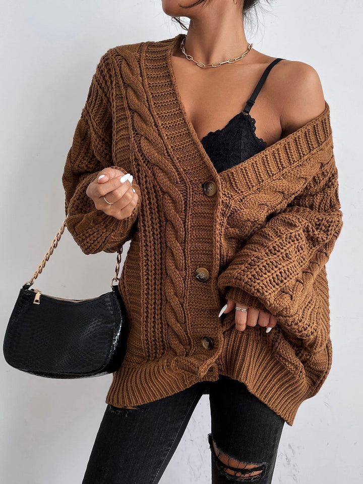 Fiammetta | Cardigan oversize a trecce