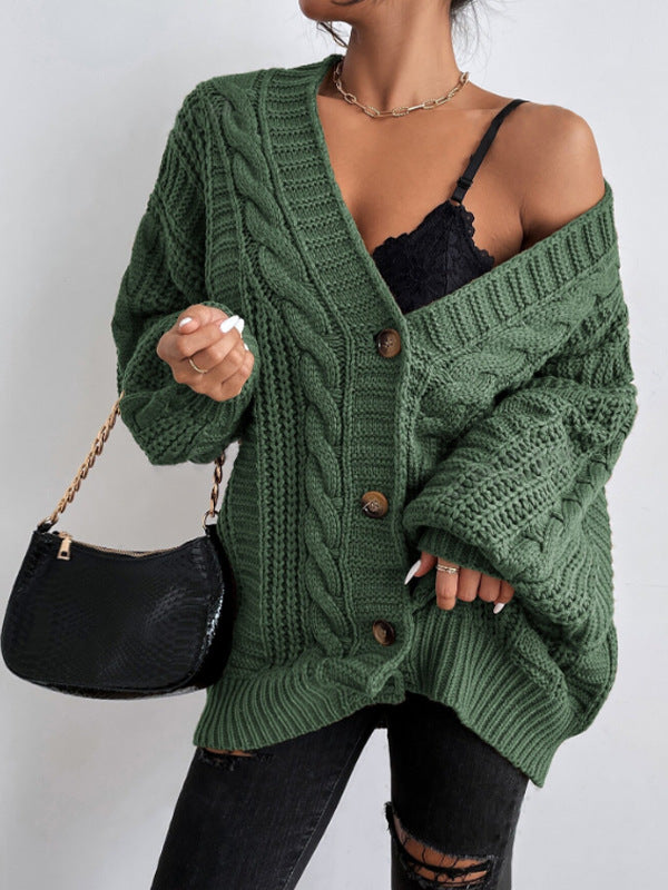 Fiammetta | Cardigan oversize a trecce
