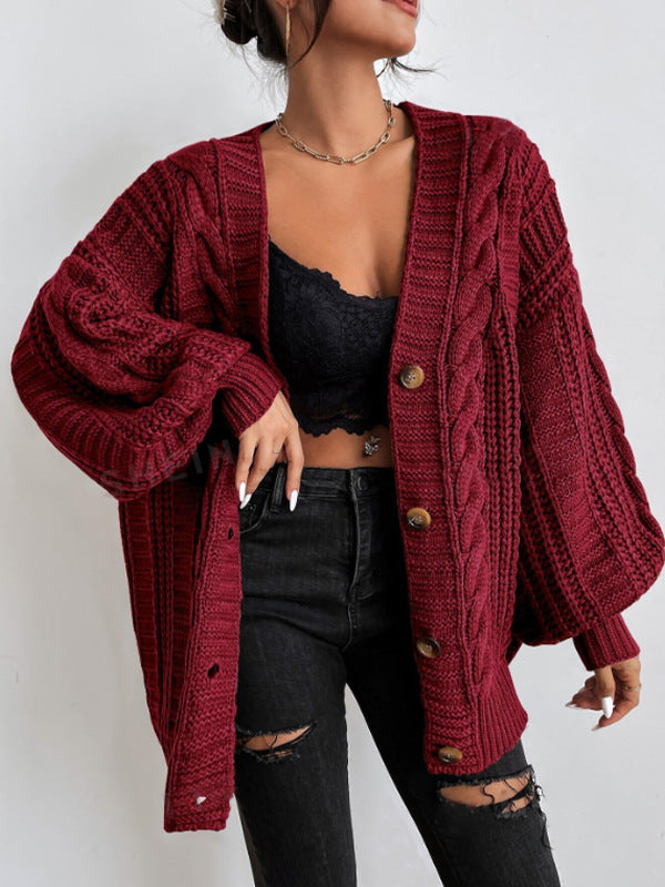 Fiammetta | Cardigan oversize a trecce