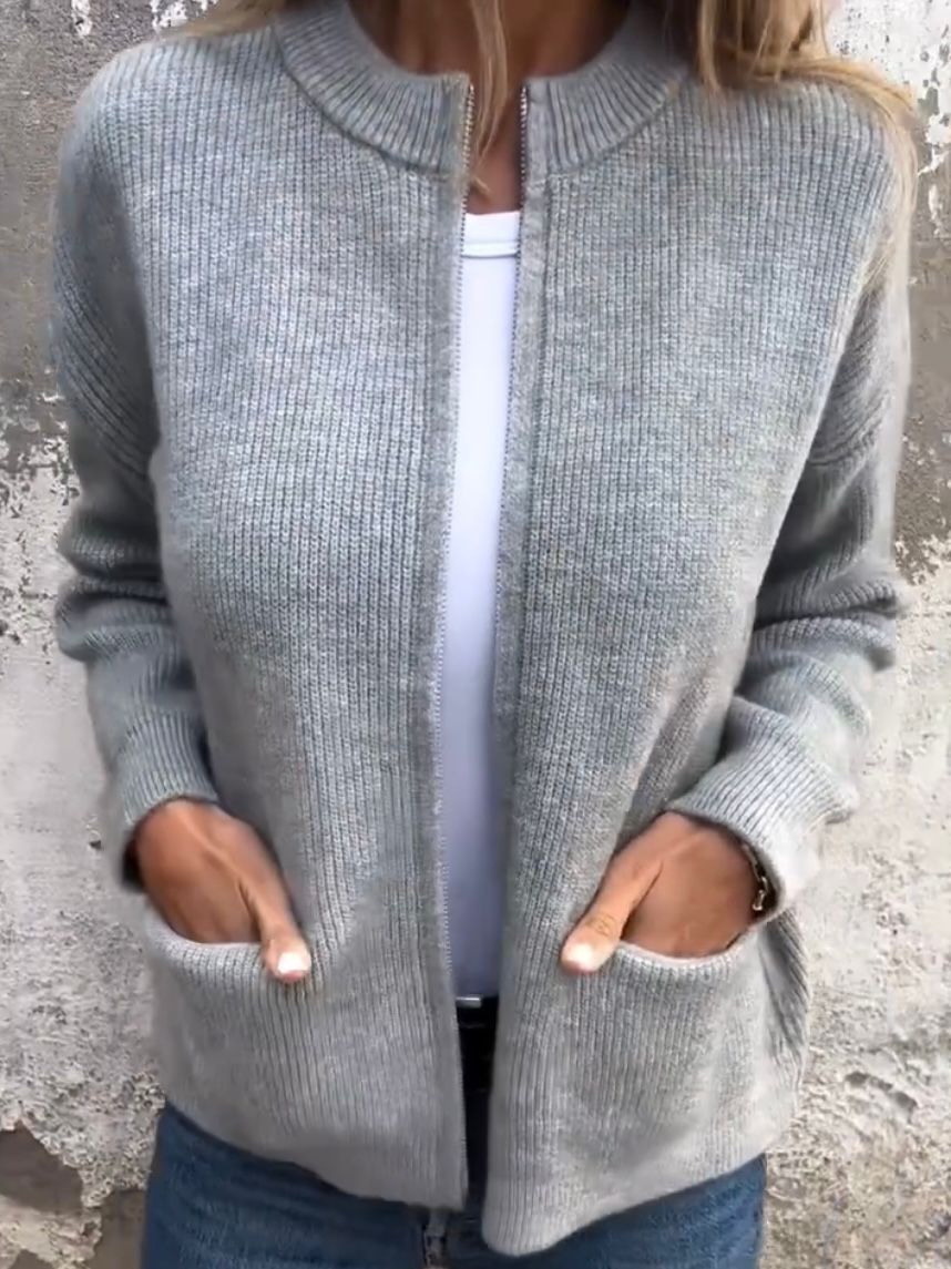 Linda | Cardigan dal design minimale con tasche