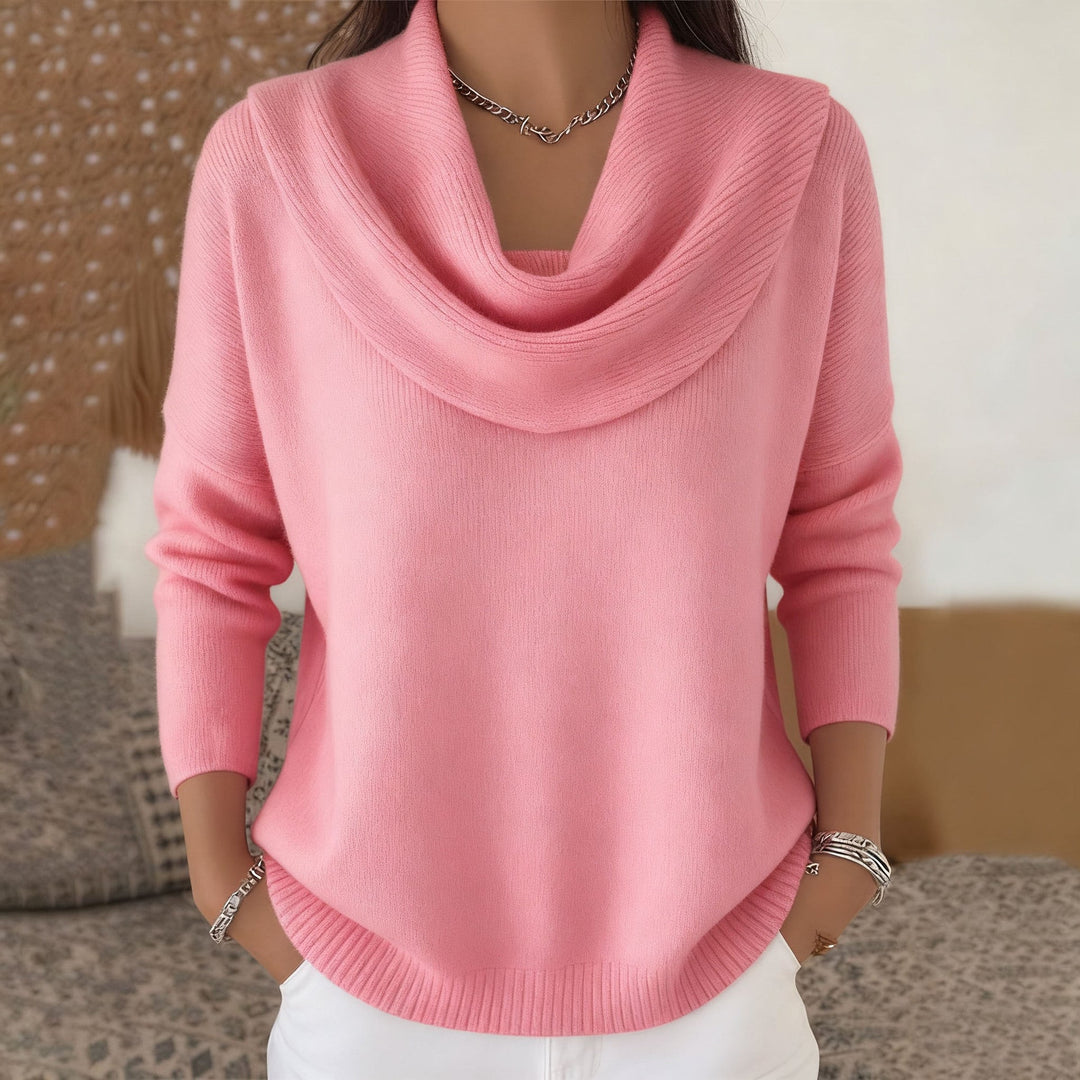 Juliette | Maglione con collo a drappeggio
