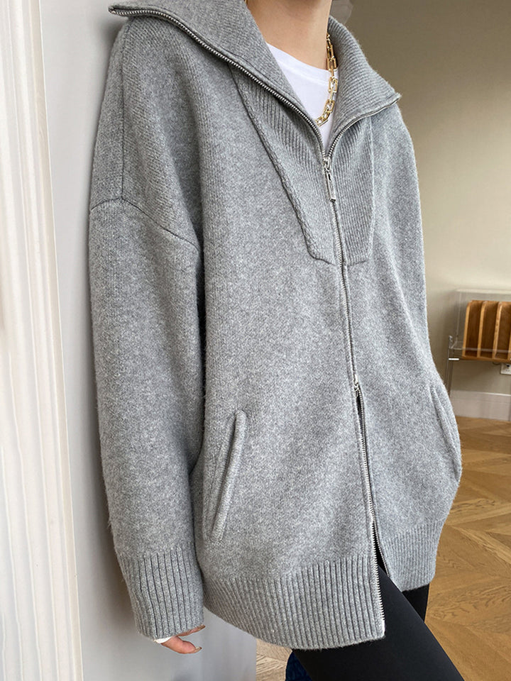 Nadia | Cardigan oversize con collo aperto