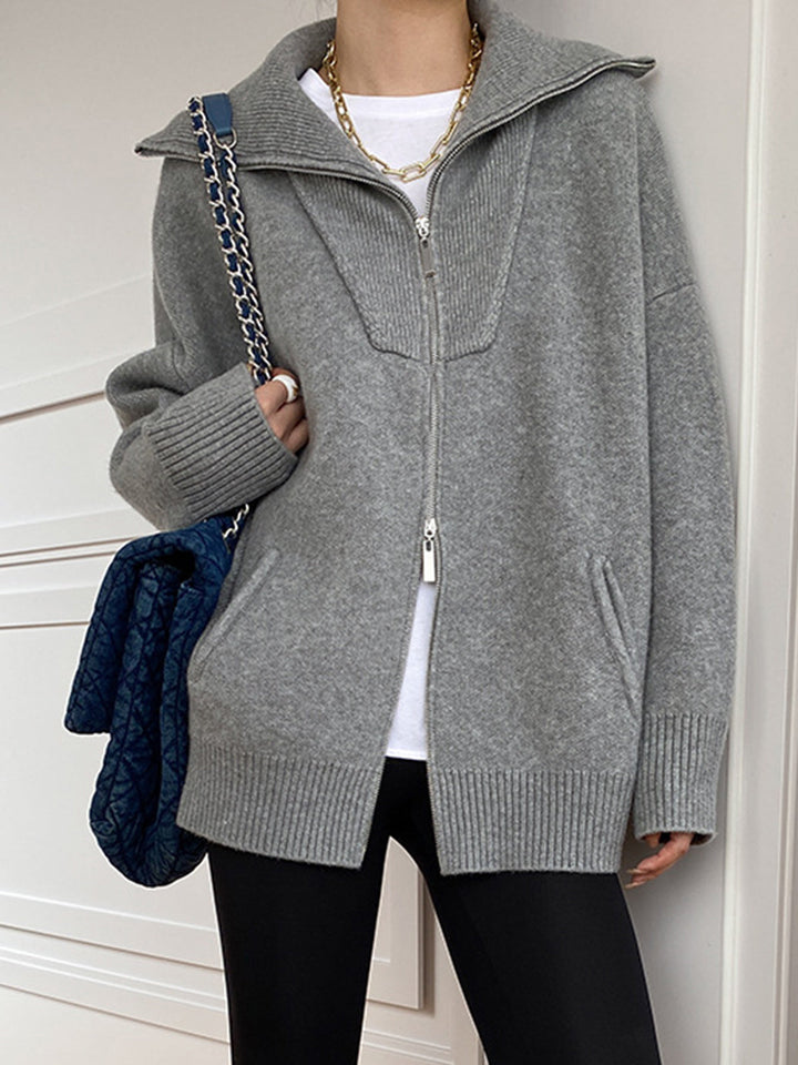 Nadia | Cardigan oversize con collo aperto