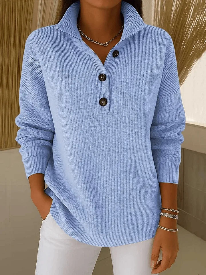 Florence | Maglione polo con scollo a V