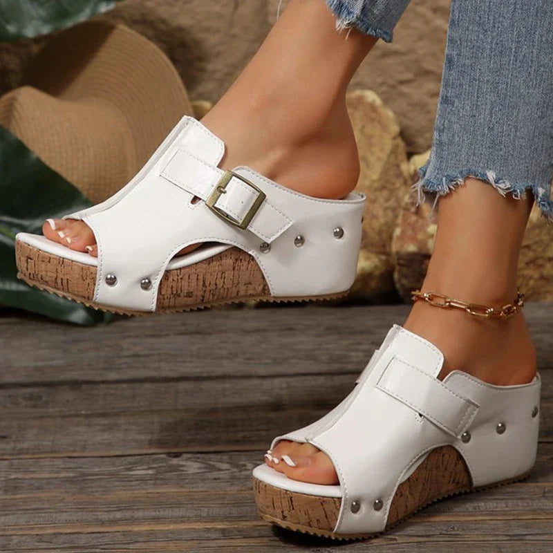 Sandali con piattaforma Olivia