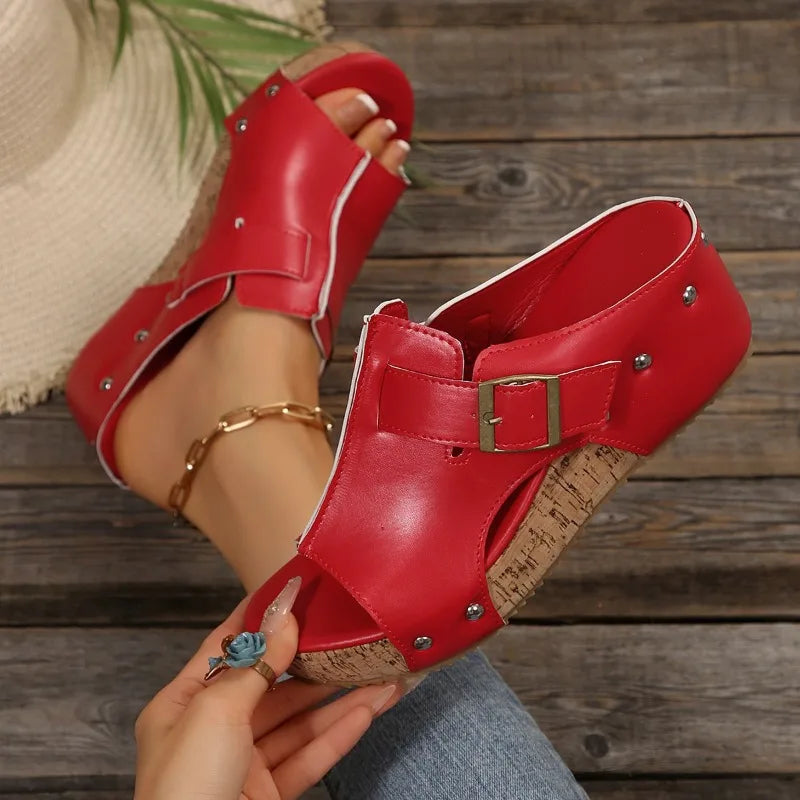 Sandali con piattaforma Olivia