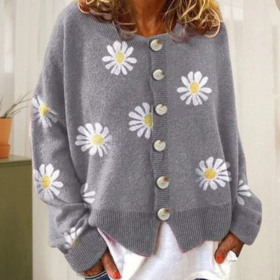 Marilena | Cardigan con bottoni e maniche lunghe