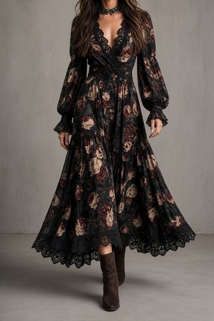 Abito vintage Elena nero