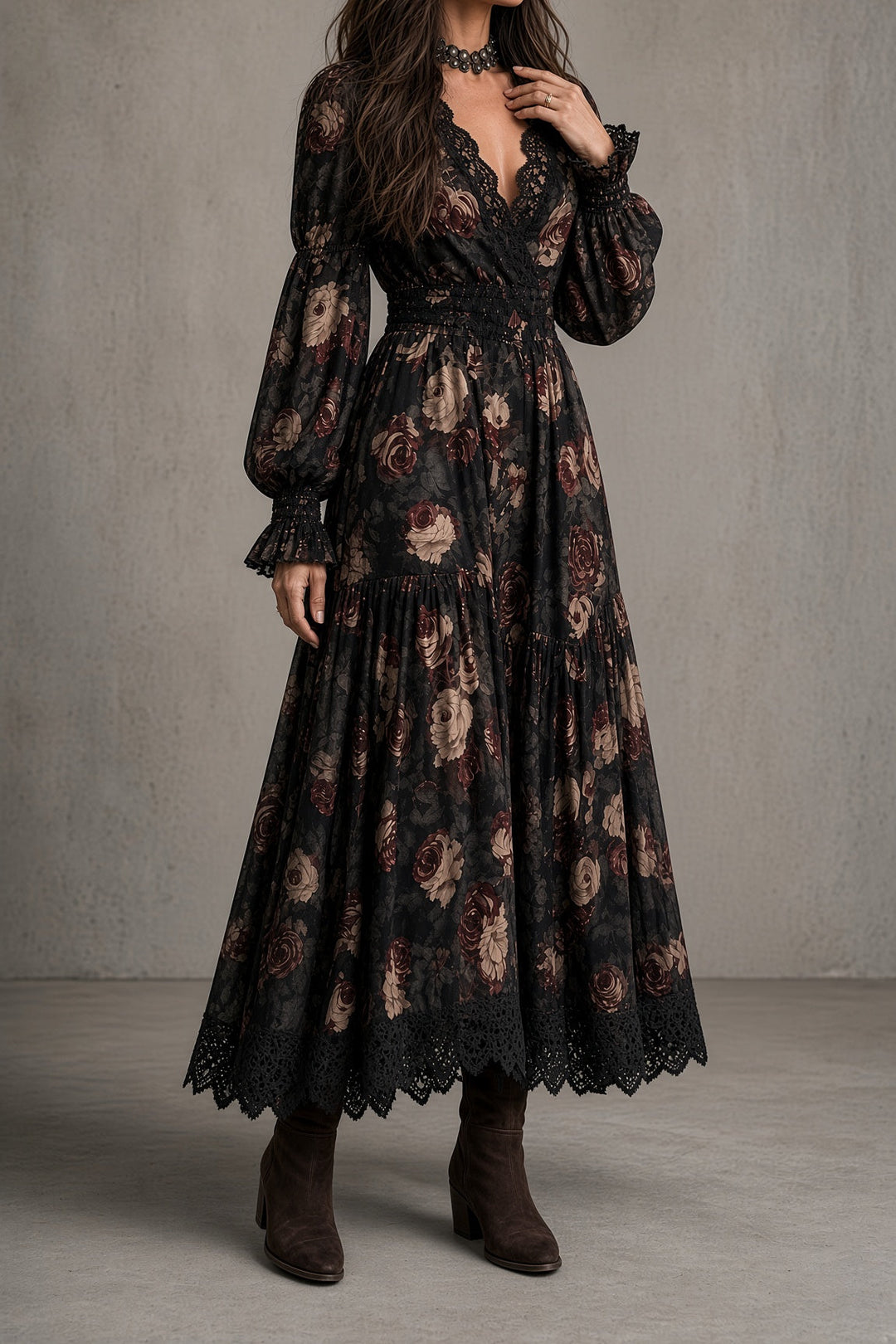 Abito vintage Elena nero
