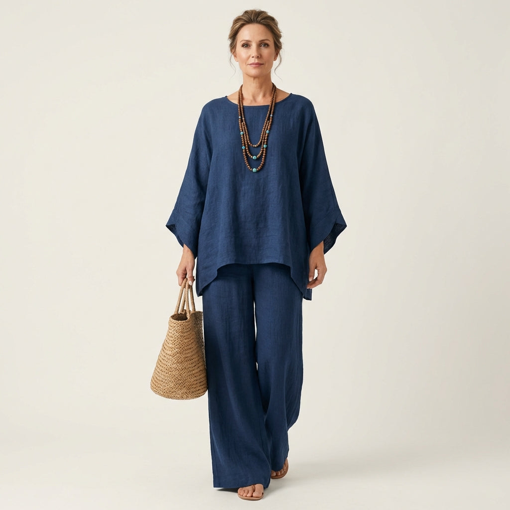 Majolie | Set Boho in lino misto