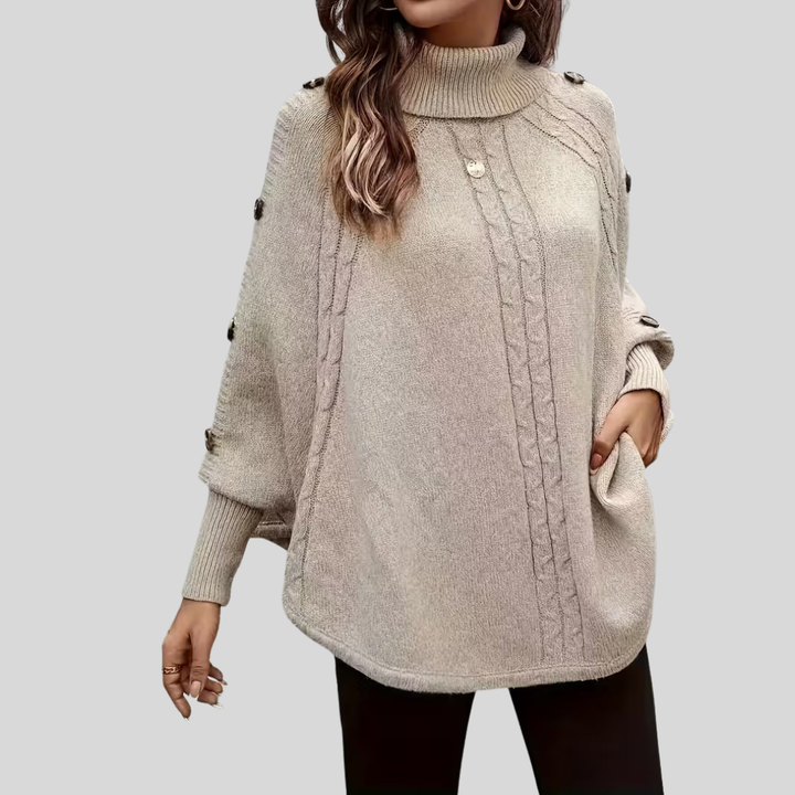 Il maglione Mae in maglia a trecce