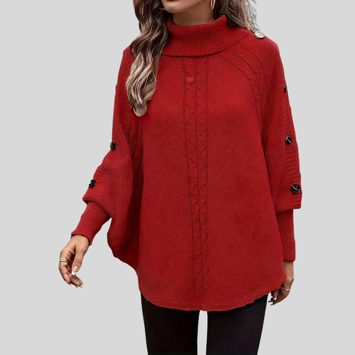 Il maglione Mae in maglia a trecce