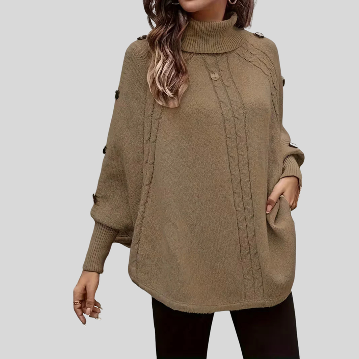 Il maglione Mae in maglia a trecce