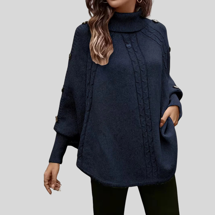 Il maglione Mae in maglia a trecce