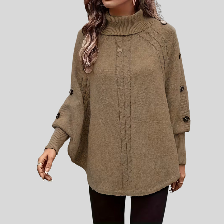Il maglione Mae in maglia a trecce