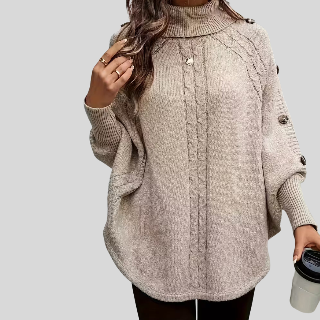 Il maglione Mae in maglia a trecce